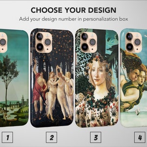 Sandro Botticelli Phone Case Aesthetic Renaissance Cover For iPhone 16 Pro Max 15 Plus 13 12 Mini 11 XR XS X SE Samsung S24 S23 Pixel 9 8