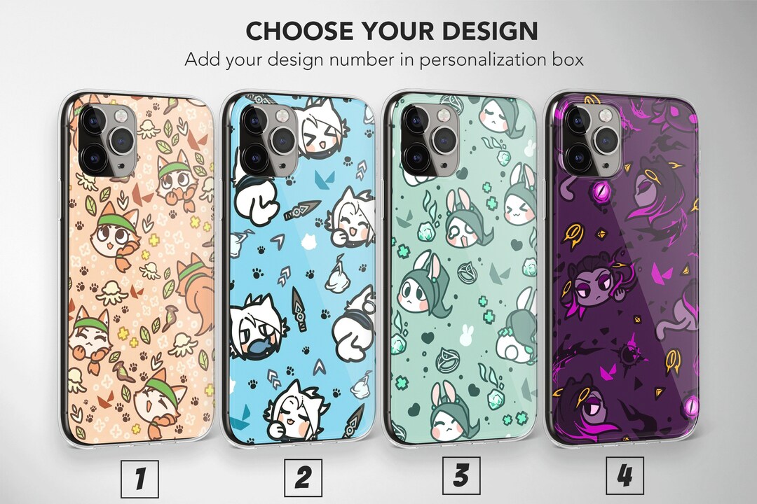 Valorant Phone Case Gamer Phone Case Game Lover Cover Etsy