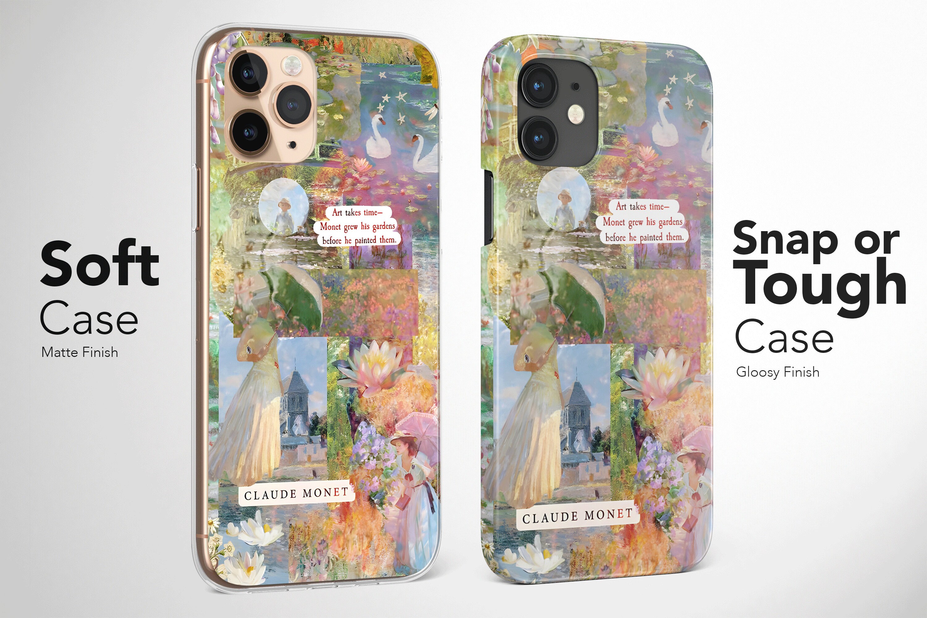monet♡様　iPhone16proケース Claude Monet Aesthetic Vintage Phone Case Cover for iPhone