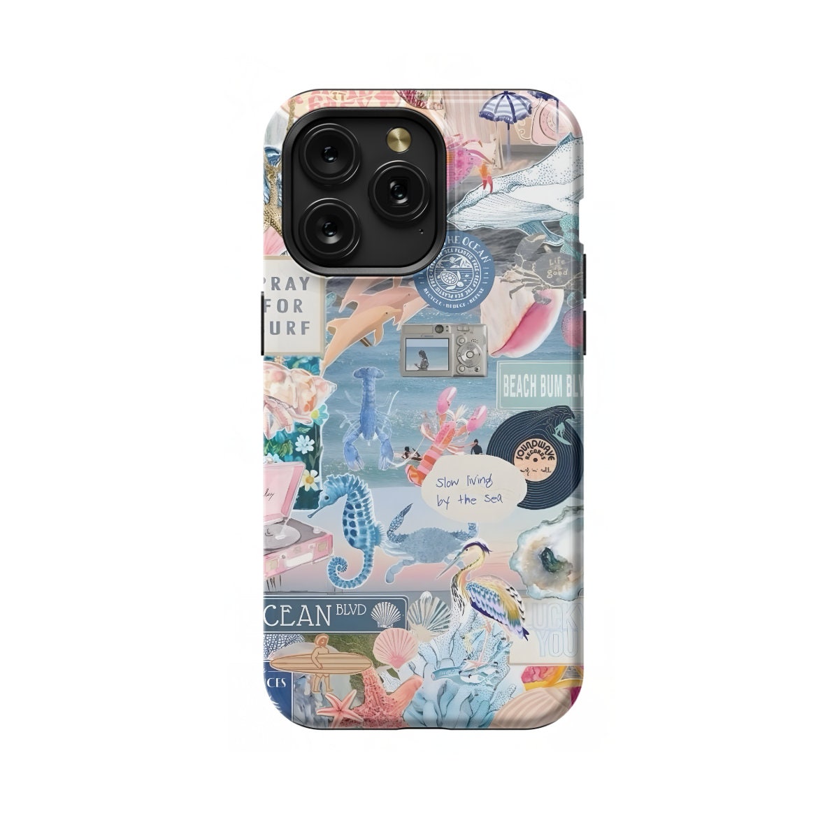 Society6 iPhone4/4S,5用 Summer Love Vintage Beach Retro Sunset Lover Tee: Vintage Beach Vibes for Summer
