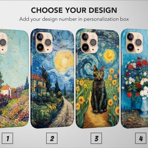 Vincent van Gogh Phone Case Aesthetic Famous Art Cover For iPhone 16 Pro Max 15 Plus 13 12 Mini 11 XR XS X SE Samsung S24 S23 Pixel 9 8