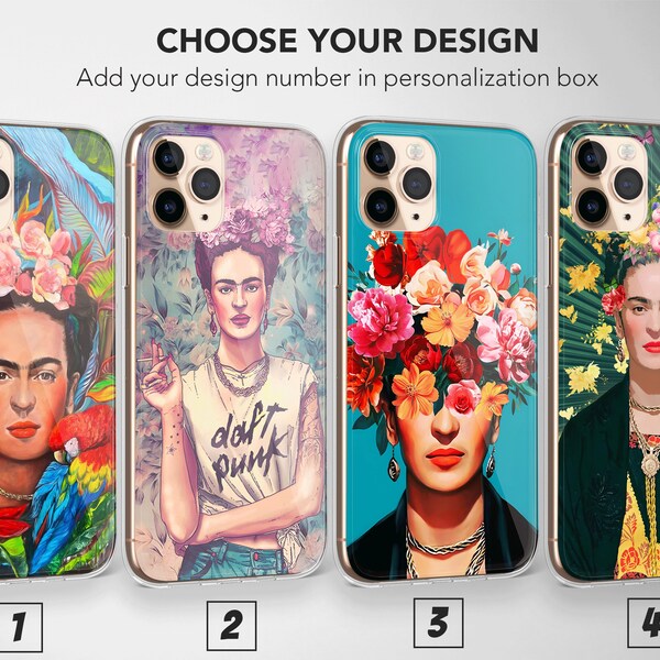 Frida Kahlo Phone Case Feminism Surrealism Cover For iPhone 15 Pro Max 14 Plus 13 12 Mini 11 XR XS X 8 SE Samsung S24 S23 S22 S21 Pixel 8 7