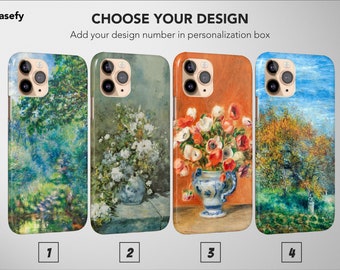 Pierre Auguste Renoir Phone Case Aesthetic Famous Painting Cover For iPhone 17 Pro Max 16 Plus 13 12 Mini 11 XR XS SE Samsung S24 Pixel 9 8