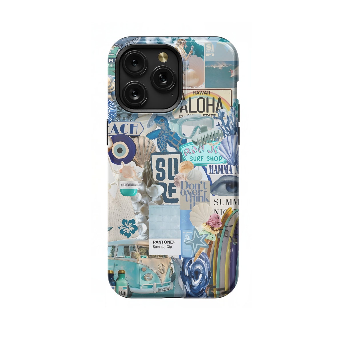 Collage Summer Legacy Phone Case 162 for iPhone 17 Pro Max 16 15