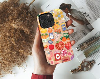 Italy Summer Food Phone Case For iPhone 17 Pro Max 16 15 Plus 13 12 Mini 11 XR XS X 8 SE Samsung S26 S25 Pixel 9 8 1169