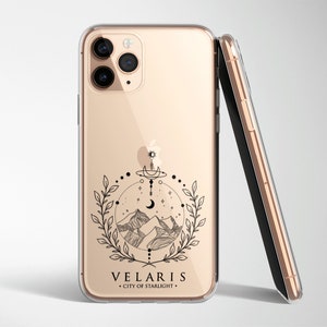 Clear Night Court Phone Case Acotar Acomaf Cover for iPhone 15 Pro Max 14 Plus 13 12 Mini 11 XR XS X 7 8 SE Samsung S23 S22 S21 Pixel 7 6 image 2
