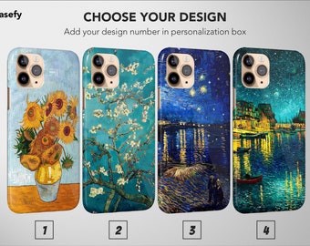 Vincent van Gogh Phone Case Aesthetic Famous Art Cover For iPhone 15 Pro Max 14 Plus 13 12 Mini 11 XR XS X SE Samsung S24 S23 Pixel 8 7