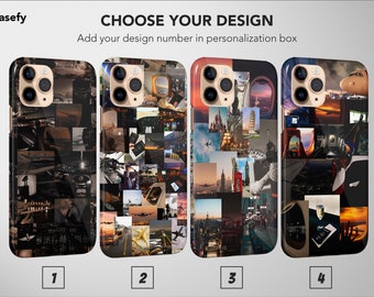 Adventure Travel Phone Case Travelling Collage Cover For iPhone 15 Pro Max 14 Plus 13 12 Mini 11 XR XS X 8 SE Samsung S24 S23 S22 Pixel 8 7