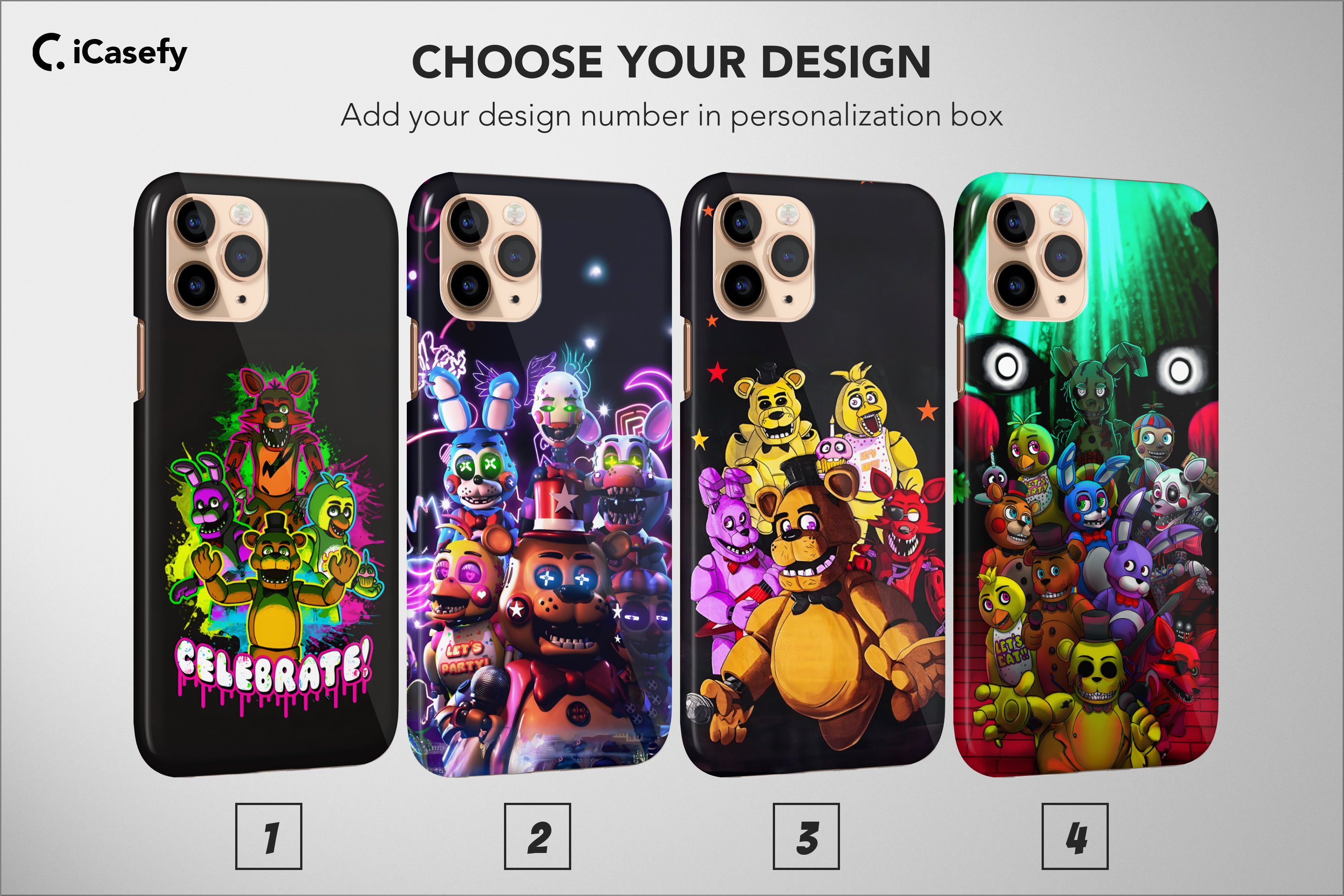  FNAF 2 Withered Freddy Fazbear Case Cover Compatible for iPhone  (XR) : טלפונים סלולריים ואביזרים