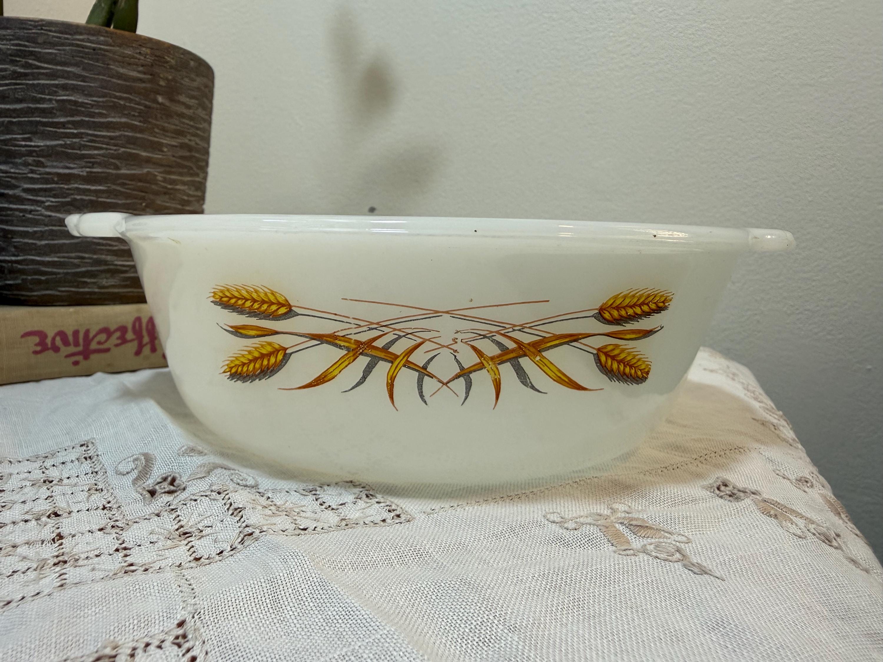 Fire King Wheat Bowl - Etsy