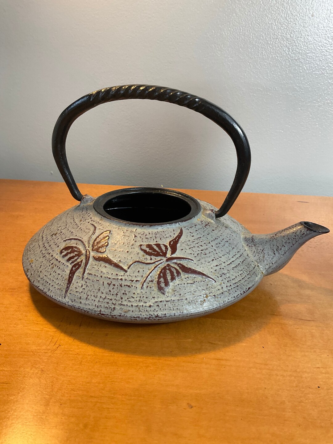 Japanese Cast Iron Teapot Etsy