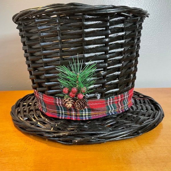 Snowman Top Hat Etsy