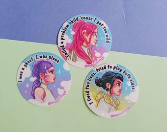 Huntr/x stickers K-pop demon Hunters
