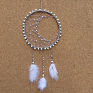 Moon lover Dreamcatcher with feathers