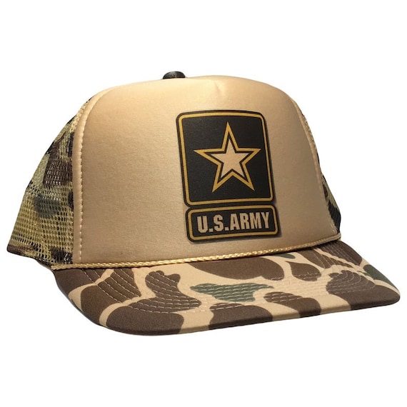 Army trucker hat hotsell