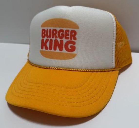 Cappello Trucker Snapback Burger King Vintage Anni '70, Logo Retrò, Unisex, Regolabile