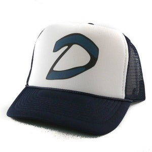 Clementine from Walking Dead Trucker Hat Mesh Hat Vintage Snapback Hat Navy Blue