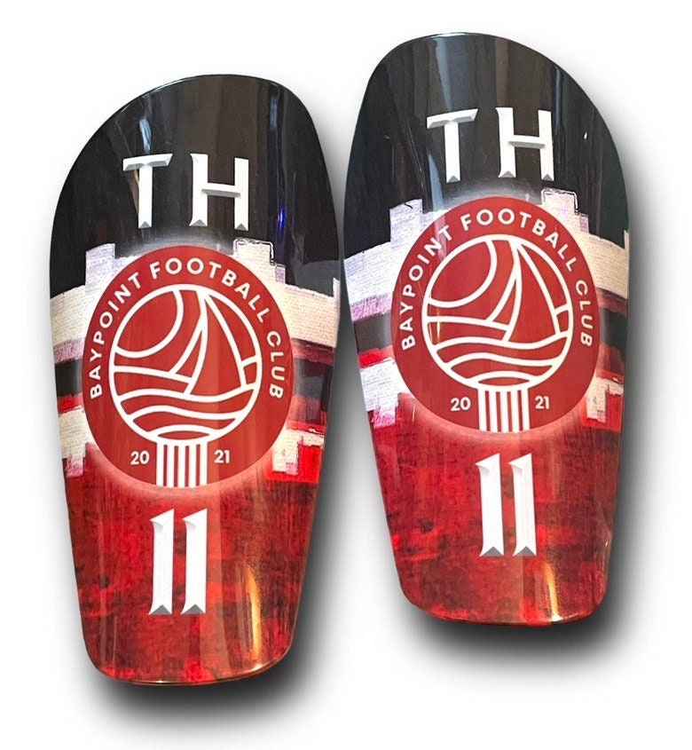 Custom Football Shin Pads: Personalized Photo & Logo Shin Guards