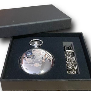 The Rifles Pocket Watch Light Infantry Watch Military Memorabilia 5 Rifles Cap Badge RAF Navy Tri Services Remembrance Day Engraved