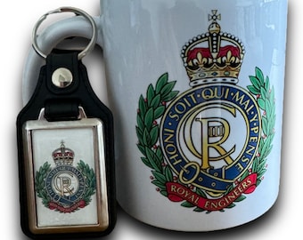 Royal Engineers Gift Set: Military Mug & Keyring