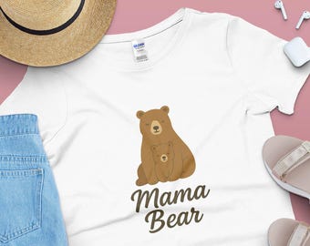 Mama Bär SVG PNG | Wald Bärenmama Design | Niedliche Cricut SVG für T-Shirts | Muttertags-Sublimation | Frühlingsmama