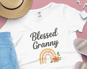 Gesegnete Oma SVG | Boho Regenbogen Mama PNG | Muttertag Sublimations Design | Digitaler Download für Cricut & Silhouette | Druckbare Kunst Mom |