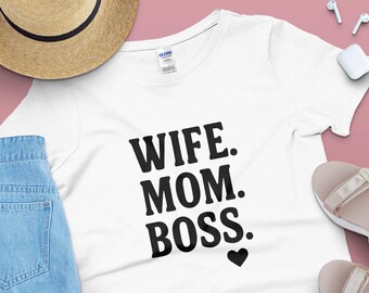 Frau Mom Boss SVG PNG | Ermächtigen Mom Zitat Cricut Design | Muttertags-Sublimation | Digitaler Download | Muttertag