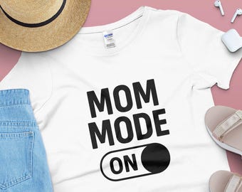 Mom Mode SVG PNG | Lustiges Muttertags-Shirt Design | Mama Leben Cricut Cut Datei | Digitaler Download für Sublimation & Druck