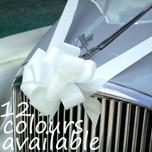 Wedding Car Large Bow Decoration, Wedding Decor Car Bow