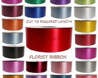 WATERPROOF FLORIST POLY Ribbon Easter Hamper Wedding Car Decoration Mother's Day Valentine Flowers Funeral Tribute cakes   prom limousine