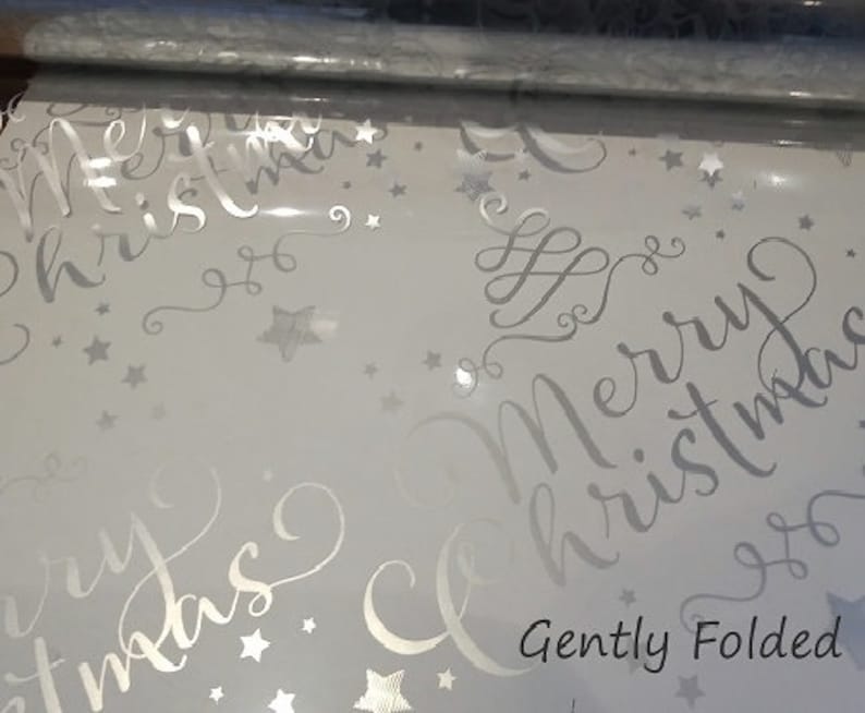 CHRISTMAS CELLOPHANE GIFT Wrap Hamper Flowers Sweet Tree Cakes Cookies