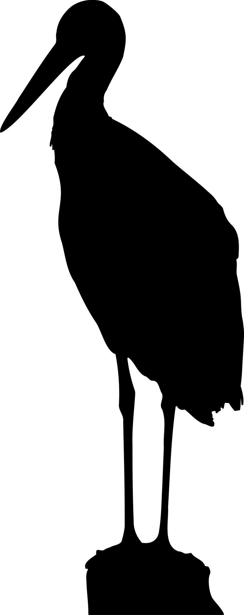 Weißer Storch Silhouette Instant Download SVG PNG EPS ai - Etsy Schweiz