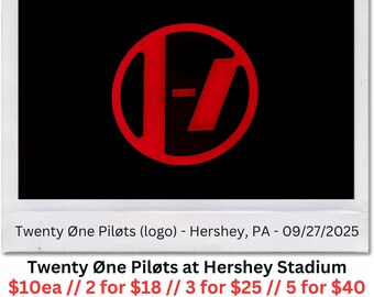 Twenty Øne Piløts– BREACH / Clancy tour - Hershey, PA Sept 27 2025 - logo shot - 009