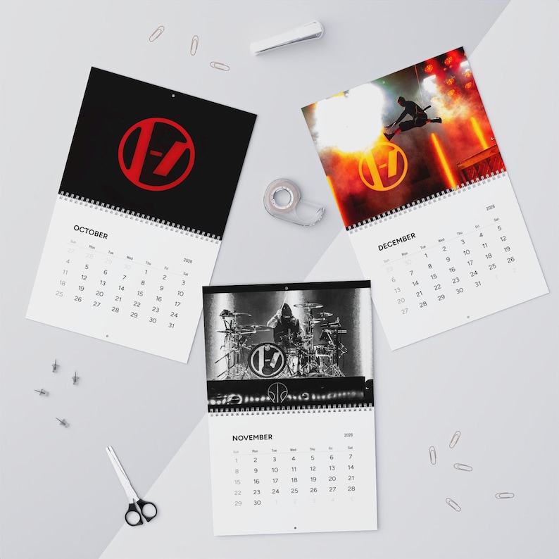 2026 Twenty One Piløts Calendar | Live Music Wall Calendar | Tyler Joseph & Josh Dun Limited Edition Calendar image 11