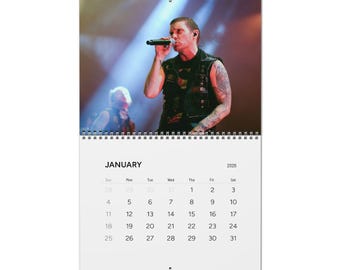 Shinedown 2026 Wall Calendar Live Concert Photography BB and T Pavilion Camden NJ