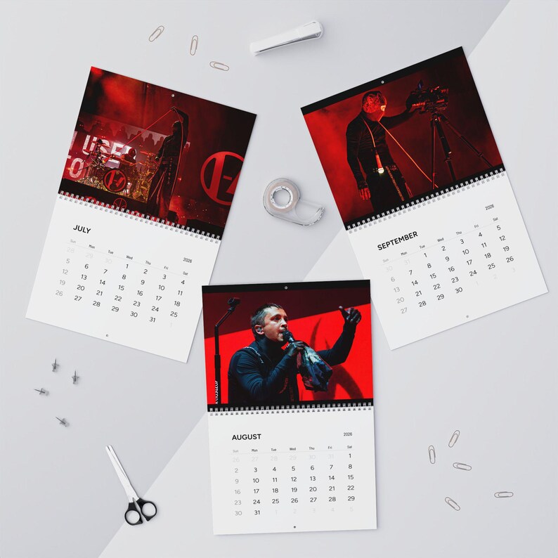 2026 Twenty One Piløts Calendar | Live Music Wall Calendar | Tyler Joseph & Josh Dun Limited Edition Calendar image 10