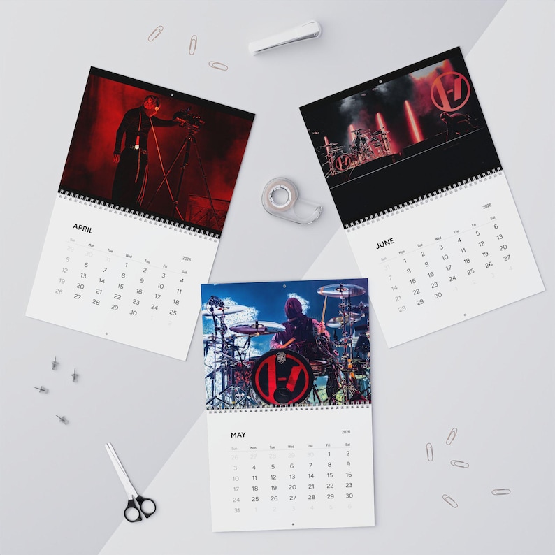 2026 Twenty One Piløts Calendar | Live Music Wall Calendar | Tyler Joseph & Josh Dun Limited Edition Calendar image 9