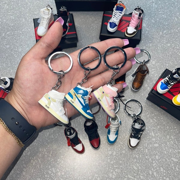 Mini 3D Shoe Keychain