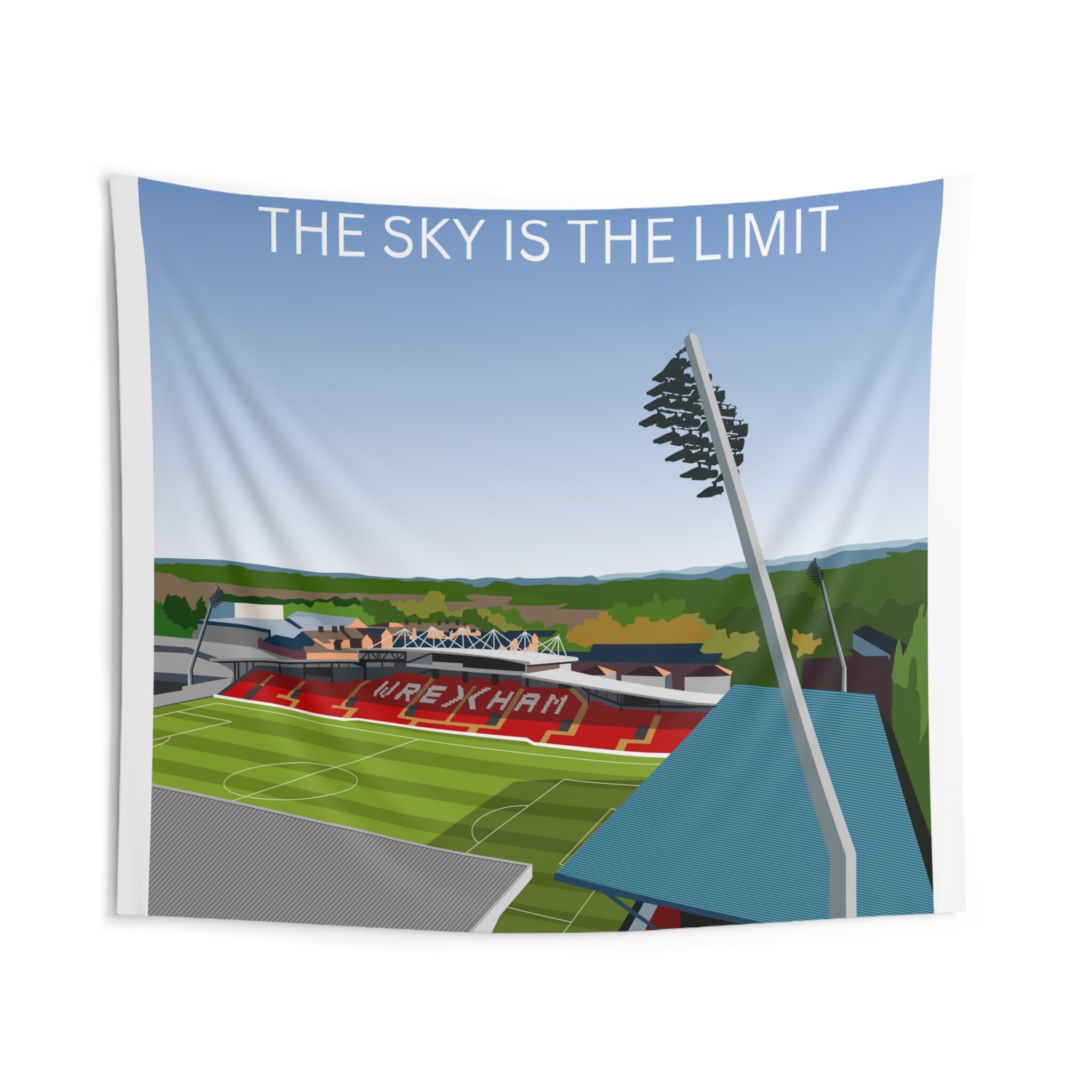 Wrexham AFC Racecourse Indoor Wall Tapestry Etsy
