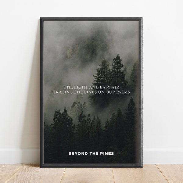 THRICE - Beyond the Pines | 12"x18" | 16"x24" | 20"x30" | 24"x26" Matte Poster Art Vertical Posters | Fan Art | Poster | Merch | Art Print