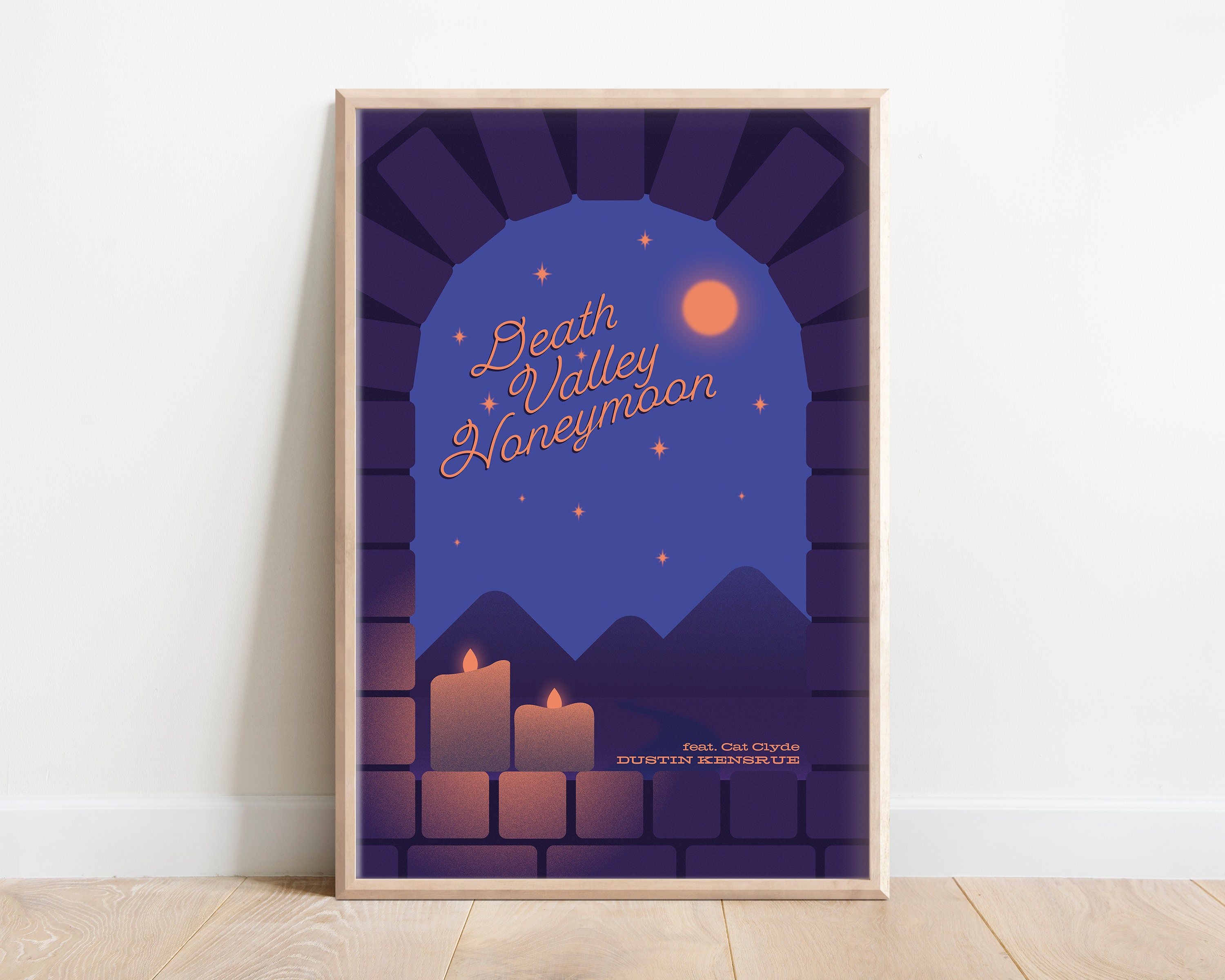 DUSTIN KENSRUE - Death Valley Honeymoon | Matte Vertical Poster | 12"x18" | 16"x24" | 20"x30" | 24"x26" Matte Poster Art Vertical Posters