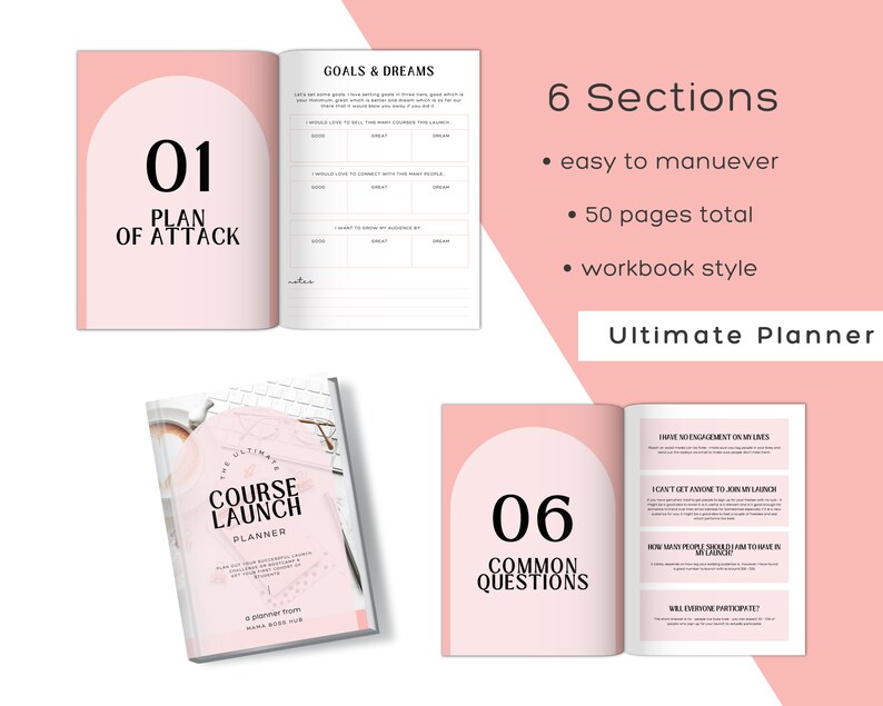 Plan and Launch Your Course, Course Launce Planner, Course Creation ...