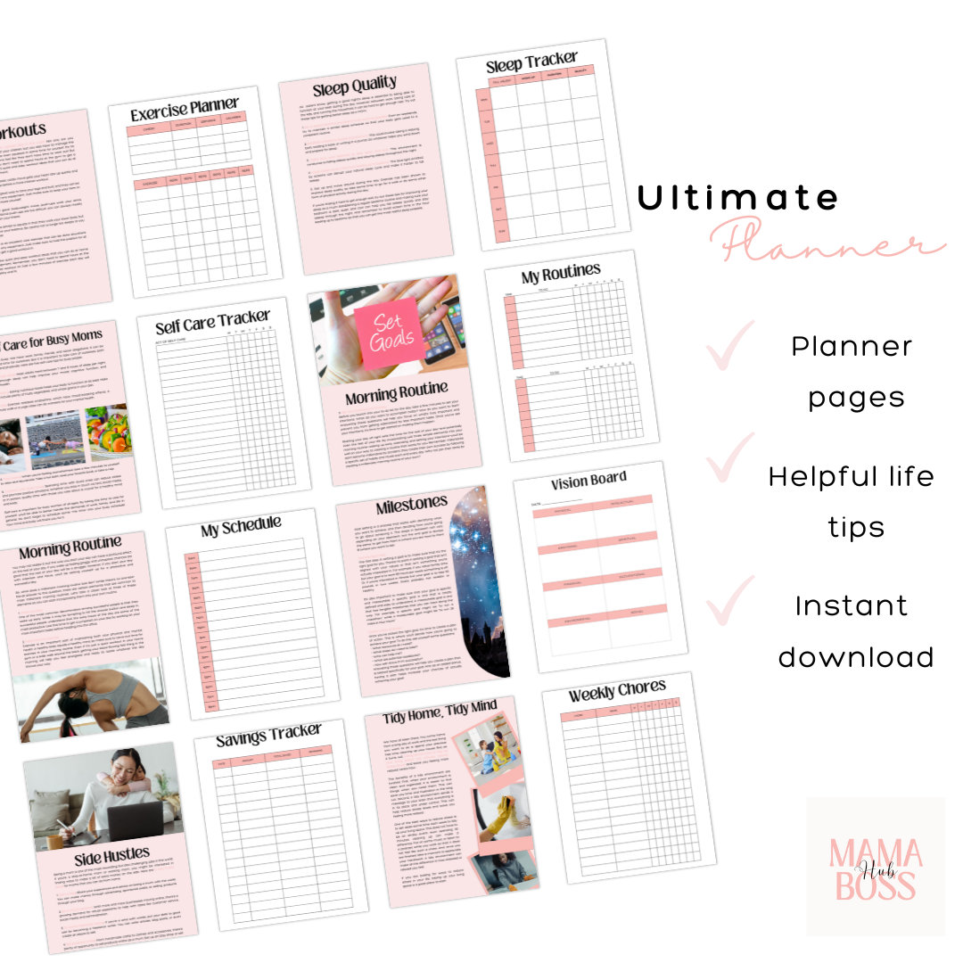 The Busy Mom Planner, New Mom Planner, Working Mom Planner, Life ...