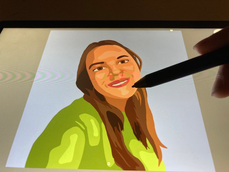 Custom Digital Portrait Etsy