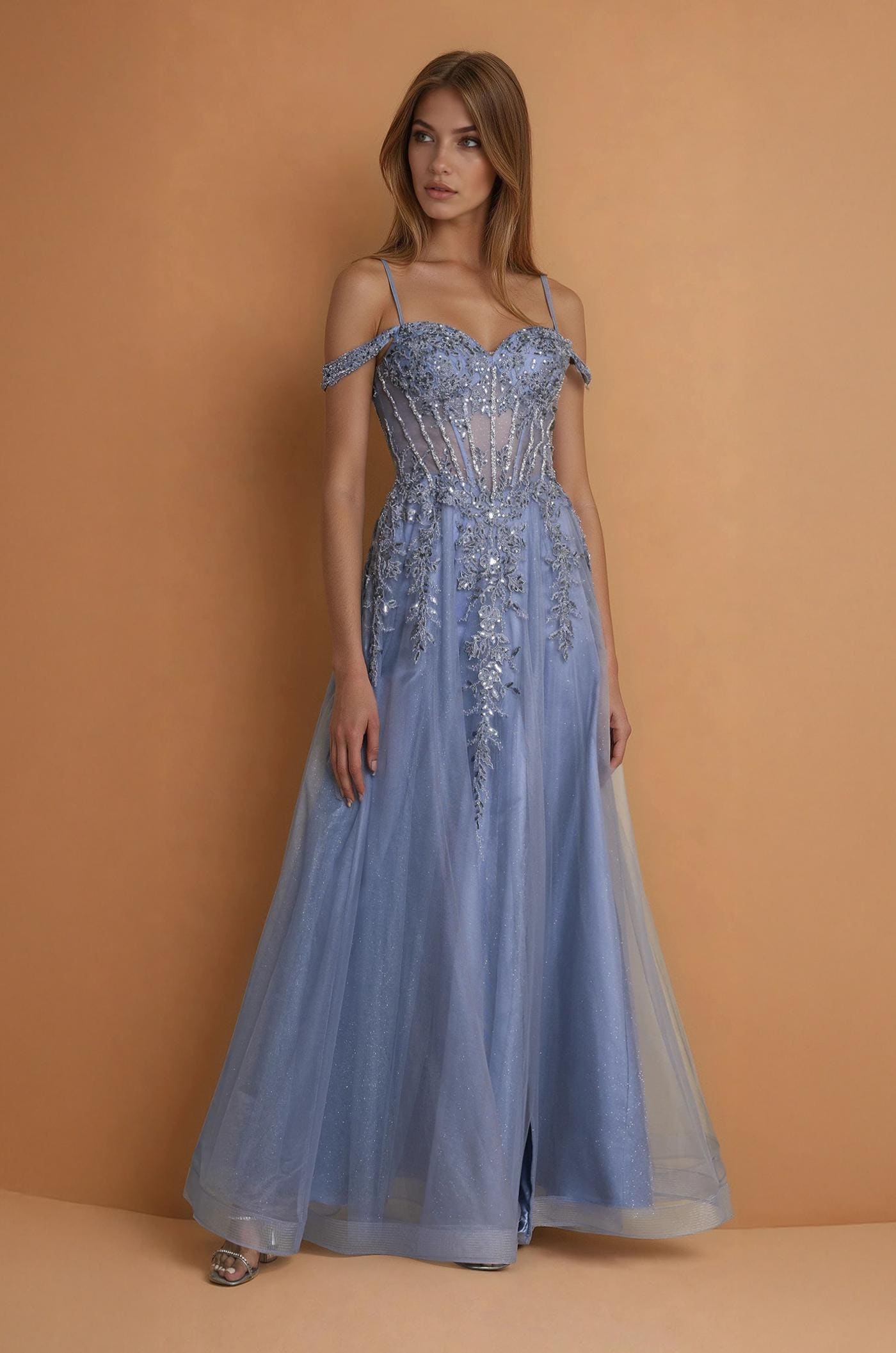white christmas dresses La Femme 32703 – Mia Bella The Label main image 0