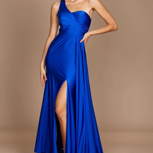 Blue off Shoulder Gown Mermaid Women Dress Prom Dress Maxi - Etsy
