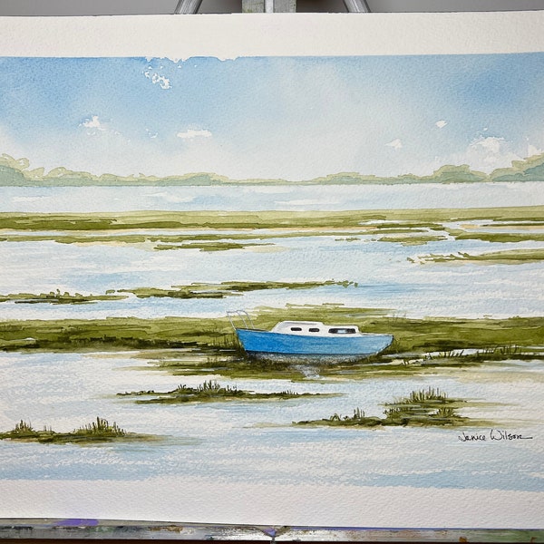 Hilton Head Watercolor Painting Etsy