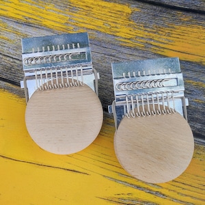 Set of two small looms (10 hooks) WITH STRONG SPRING, Speedweve type, small loom, Darning tool