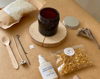 Kit per la fabbricazione di candele, kit per candele fai da te, kit di forniture per la fabbricazione di candele, cera di soia, per principianti, per adulti
