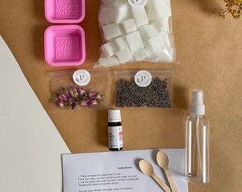 Soap Making Kit, Soap Base 500 g, Melt And Pour soap, Gift Kit, Diy crafts, Gift for Children, Make Your Own Soap Kit, Soap mold